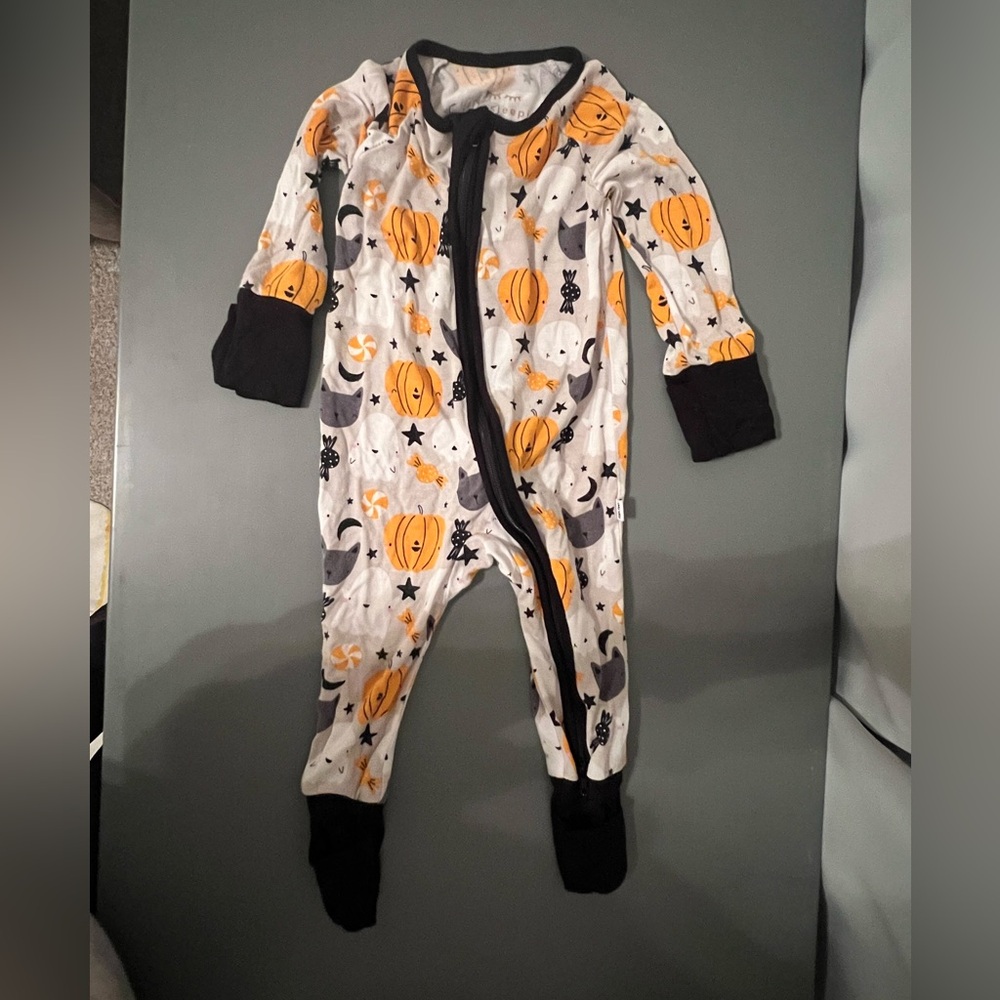 Little Sleepies Zippy Pajamas Halloween Print 0-3 Months